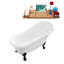 1549.4mm x 701mm Freestanding Soaking Acrylic Bathtub-2076927261-2076927251