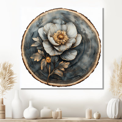 Agate pivoines, glissade sur bois - pivoines, impression sur métal