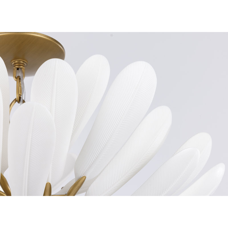 Vellinor 28" 4-Light Semi-Flush Mount