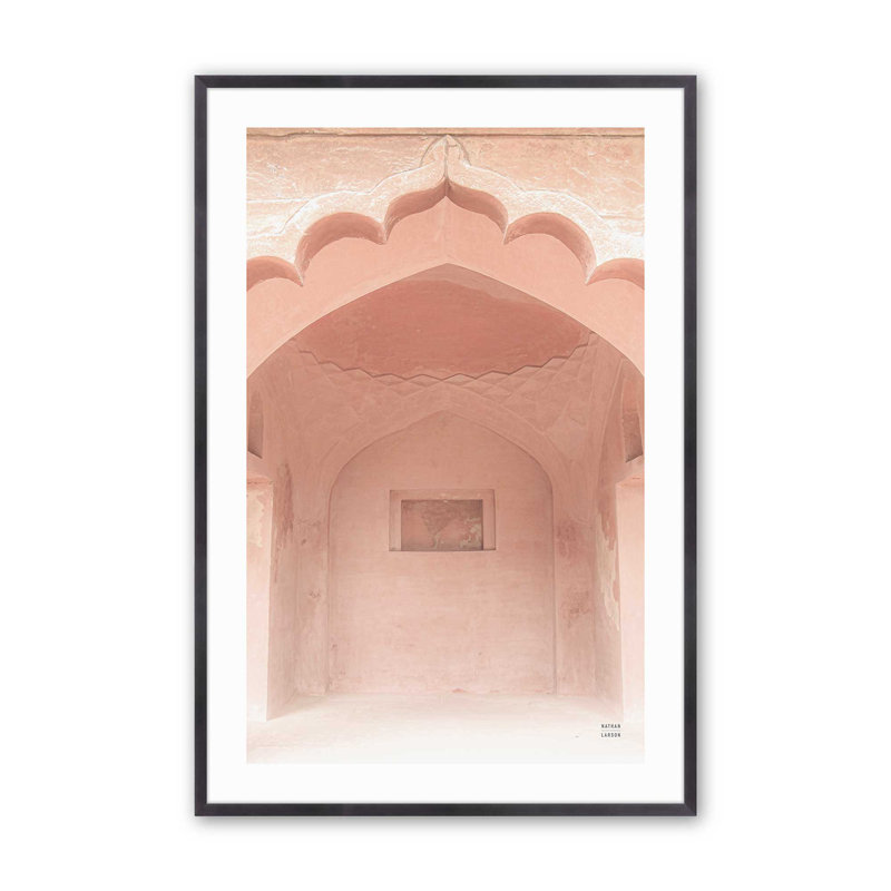 «Desert Rose Alcove», H 17,25 po x l 13,25 po, Zinc patiné