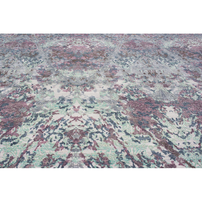 Fanciful Hand Knotted Area Rug
