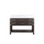 Meuble-lavabo simple avec plateau en marbre