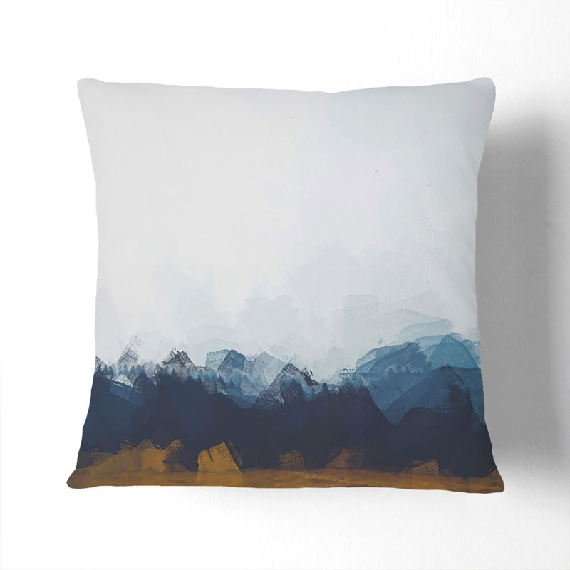 Abstract Square Throw Cushion, 55cm H x 55cm W x 20cm D