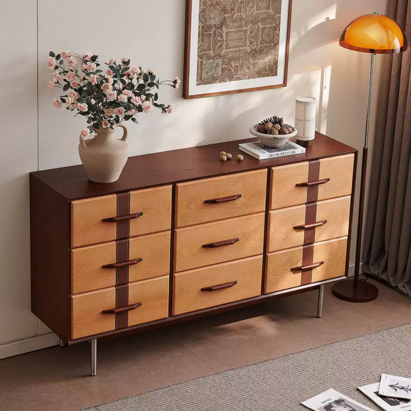 Retro Nine-Drawer Sideboard