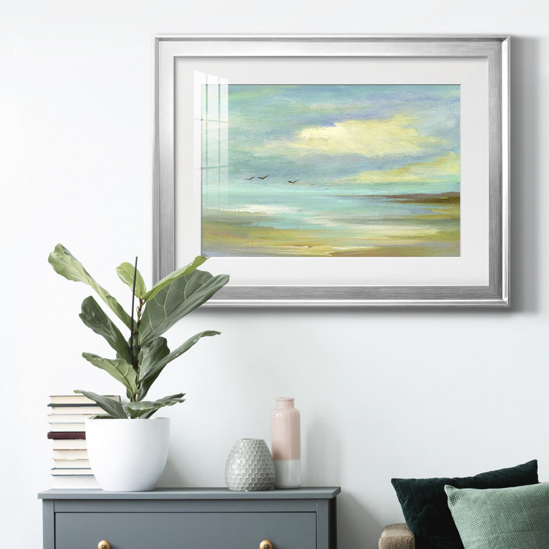 «Drifting Premium», reproduction encadrée prête à être accrochée, H 22,5 po x l 30,5 po x P 1 po, Argent