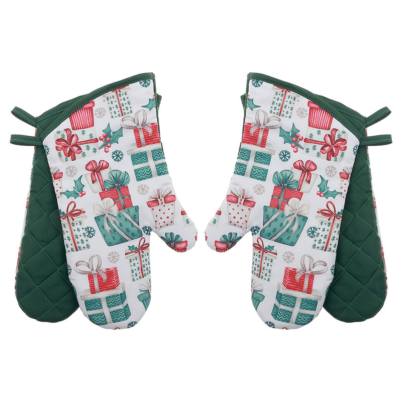 Ensemble de 2 gants de cuisine 14 "(2 pièces) (cadeaux)