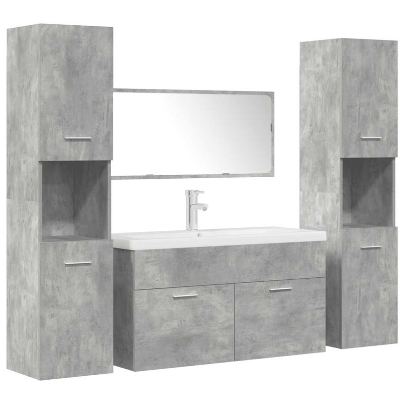 Bathroom Suite, Concrete Grey