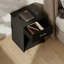 Ensemble de 2 tables de chevet modernes avec tiroir et rangement ouvert 15,6 po x 17,8 po x 24,2 po-243549753