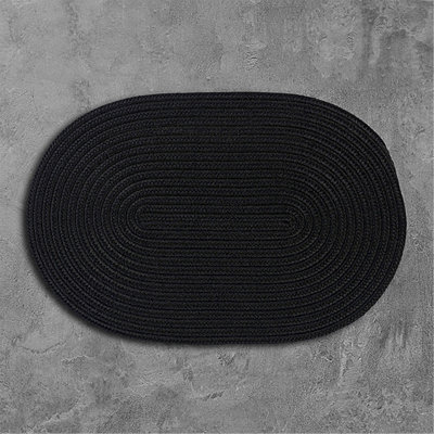 Mashayla Oval Braided Chenille Area Rug