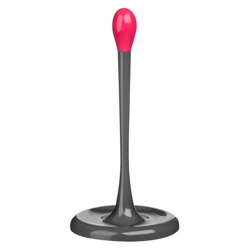 Plastic Paper Towel Holder, Hot Pink