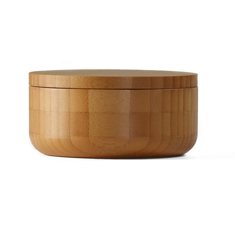 Pinchi Bamboo Salt and Pepper Cellar with 2 Compartments and Swivel Lid