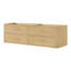 Meuble-lavabo mural double 72 po en chêne scandinave Francesca