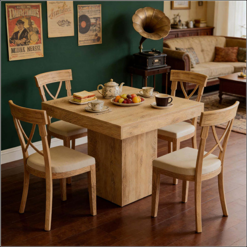 Square Kitchen Dinner Table,Modern Dining Table