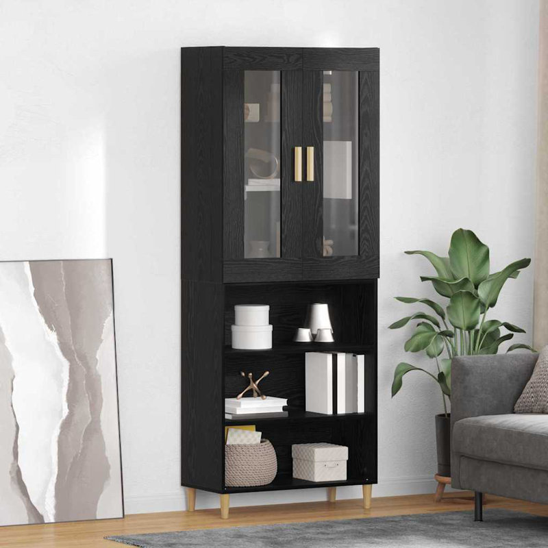 69.5cm Sideboard, Black Oak