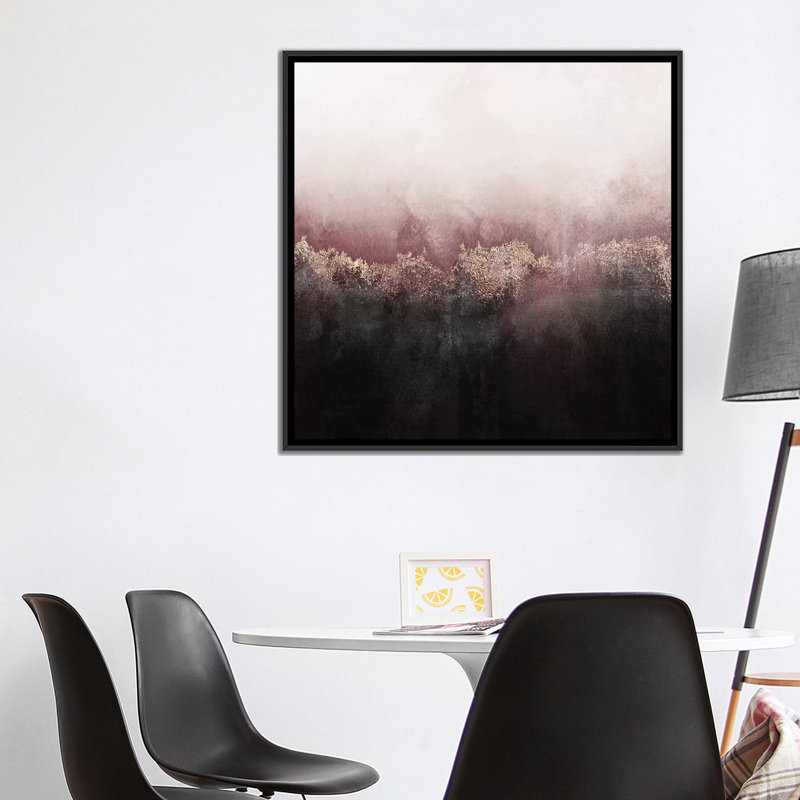 «Sky», reproduction sur toile, Toile avec cadre noir, Pas de tapis, H 18 po x l 18 po x P 1,5 po