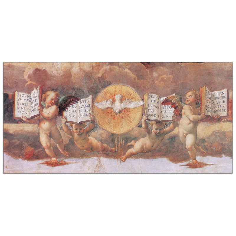 Raffaello - No Frame Print on Wood, 48cm H x 100cm W x 1.8cm D