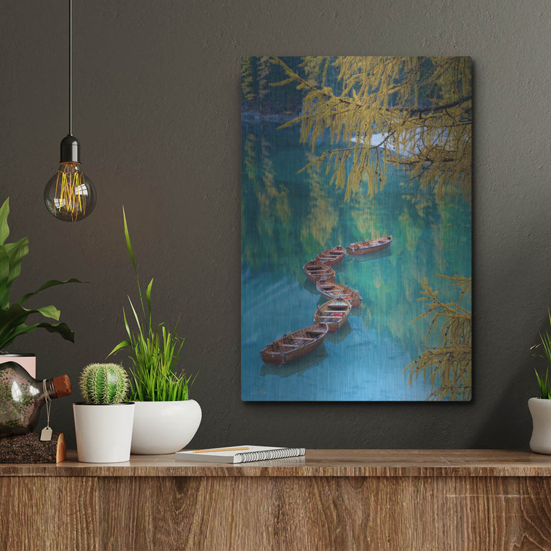  Art mural en métal «S Curve» par Martin Podt, 12 po x 16 po, H 16 po x l 12 po