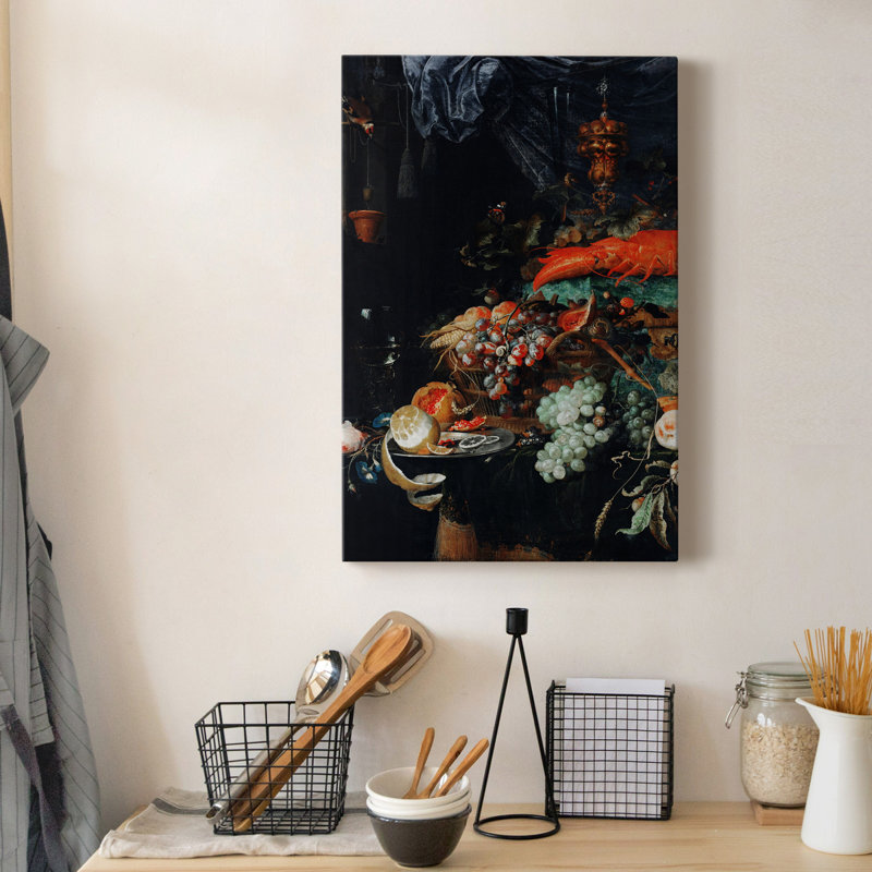 «Fruits and Lobster», impression sur toile tendue, H 36 po x l 24 po x P 1 po