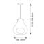 Raritan 1 - Light Chrome Teardrop Pendant-1954623117