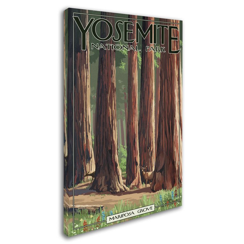 Publicité rétro sur toile Kadey «Travel Poster 110», H 47 po x l 30 po x P 2 po