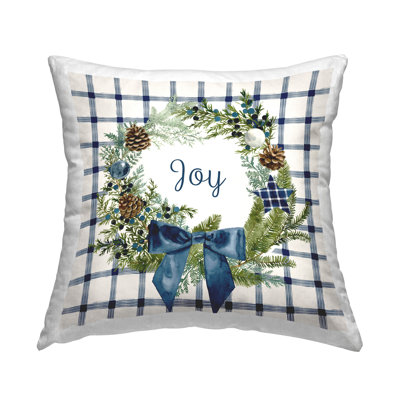 Plaid Throw Pillow
