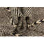 Tapis noir et blanc Nathaniel