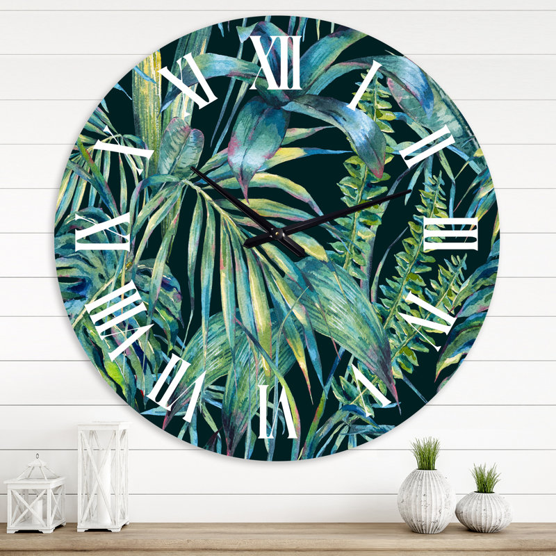 Horloge murale Tropical, Grand
