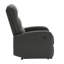 Fauteuil inclinable contemporain en similicuir noir Dormi par Lumisource-46562809