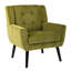 Fauteuil ergonomique en velours noir-2008374945