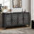 Hollow Four Door Antique Cabinet-1306334045