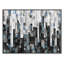 «Patchwork City - Floater Frame», reproduction d'art sur toile-46828215-46828218