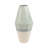 Earthenware Decorative Vase With Geometric Design - Stylish Modern Accent For Floral Arrangements And Home Decor-1341044962