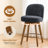 26" 3PCS Swivel Upholstered Counter Stool With Solid Wood Frame And Mid Back-1160884608-1165275139