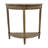Simplify 28.5" Half Moon Entry Table With Shelf, Small Accent End Table-165237407