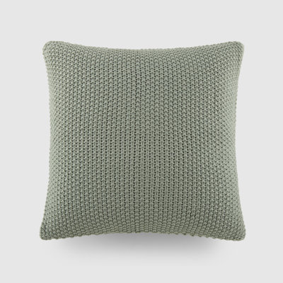 Textured Knit Throw Pillow