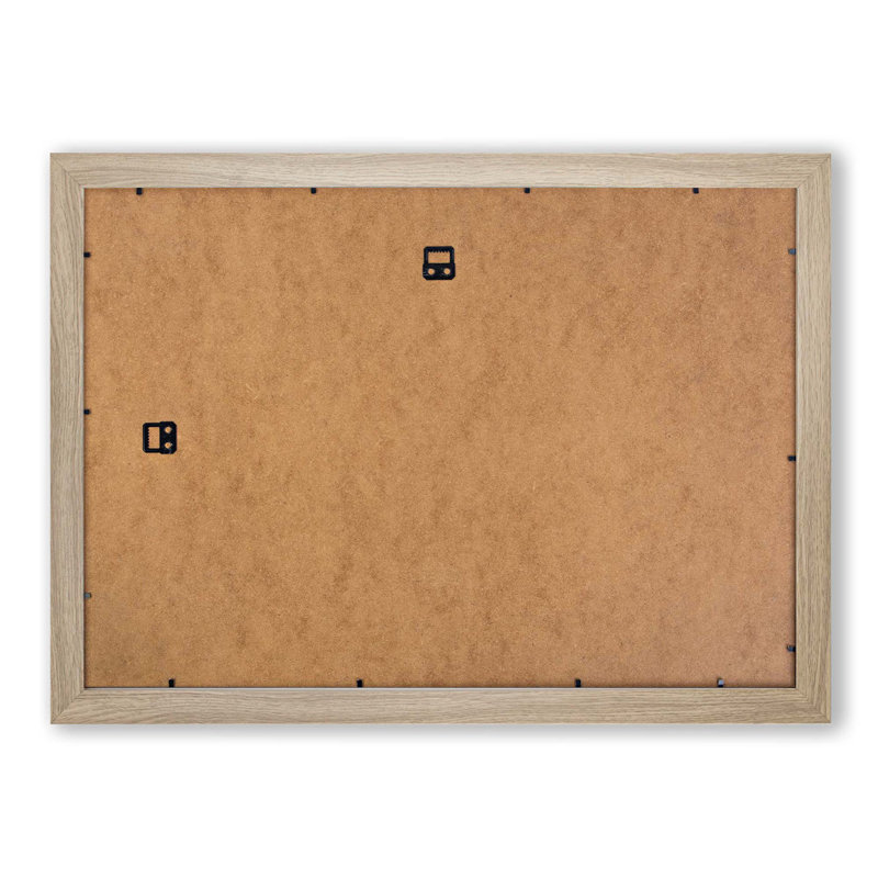What in the World in Abstract - Picture Frame Graphic Art Print, Oak, 40cm H x 60cm W x 2cm D