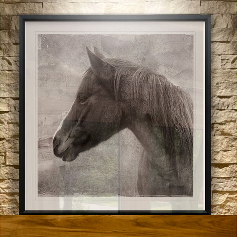 «Vintage View II», reproduction encadrée, H 26,5 po x l 26,5 po x P 1,5 po