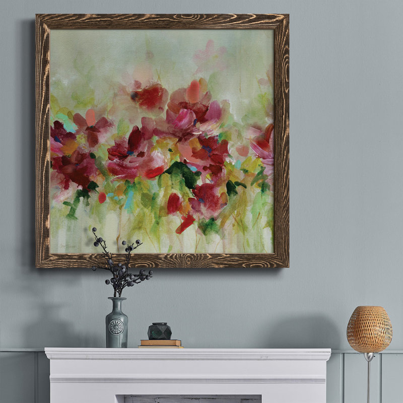 «Pumpkin Spice», art textuel sur toile, H 31,5 po x l 31,5 po x P 1,5 po, Cadre noyer