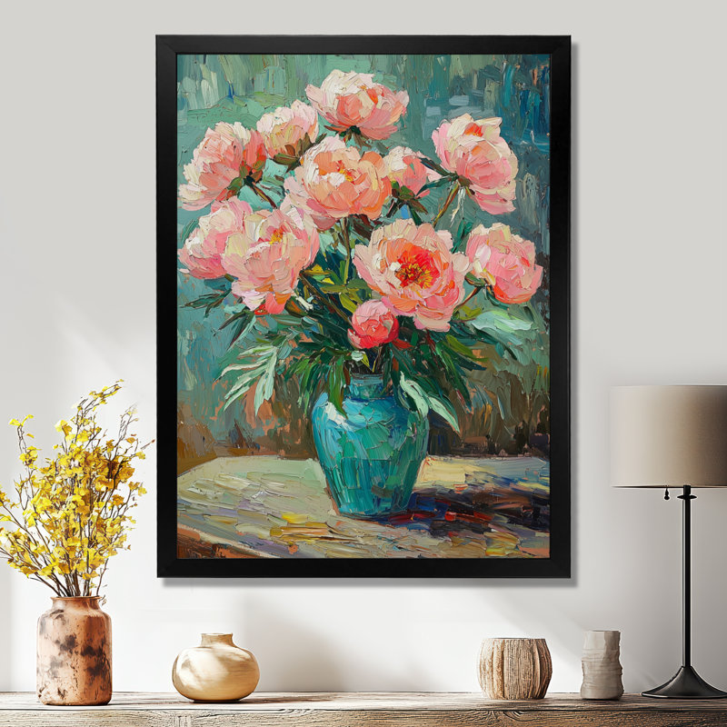 Jeffreys - impressions murales florales, Noir, noir, noir, noir, H 20 po x l 12 po, Reproduction encadrée d'une seule photo