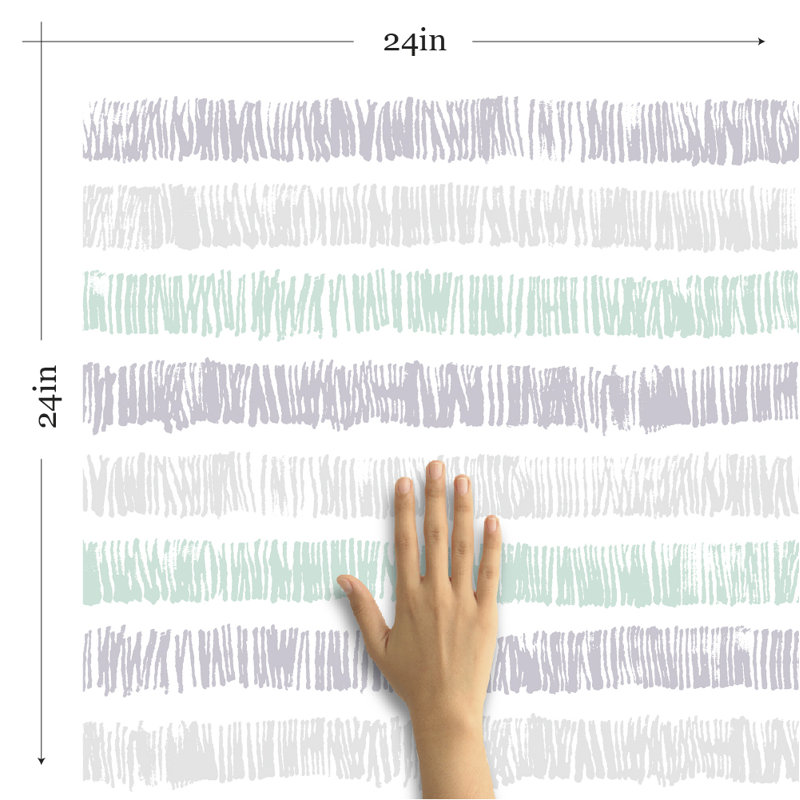 Panneau de papier peint amovible Sofiya, L 126 po x l 24 po