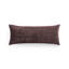 Coussin décoratif en velours diagonal Ted Baker couleur chocolat