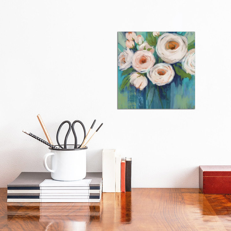 Flower Power by Nan - Wrapped Canvas Print, 30.48 cm H x 30.48 cm W