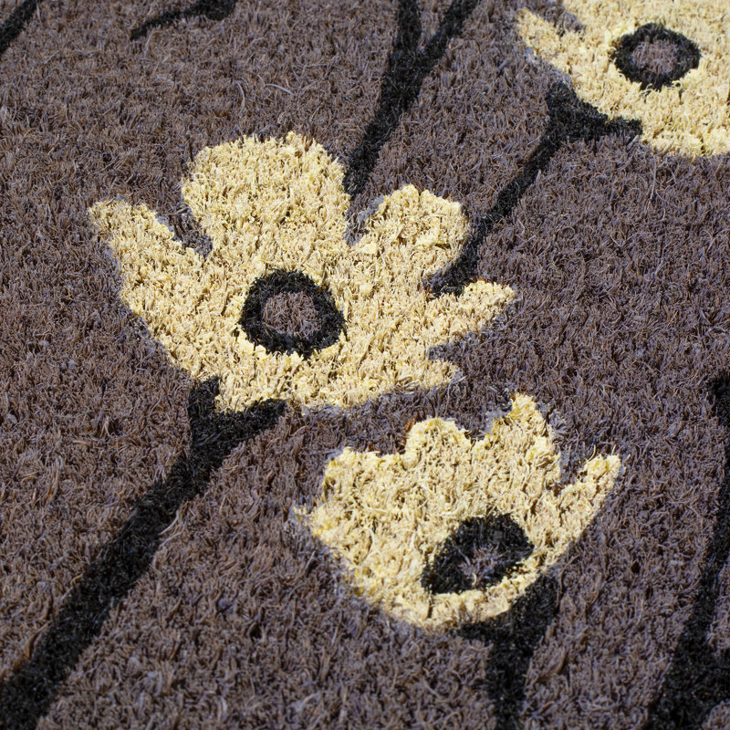 Paillasson Xoel, Wild Flowers - Gray, 18" x 60" - Non-Slip