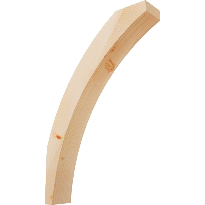 Genouillère Thorton, Sapin Douglas de 5 1/2 po (lisse), 26 po X P 38 po H
