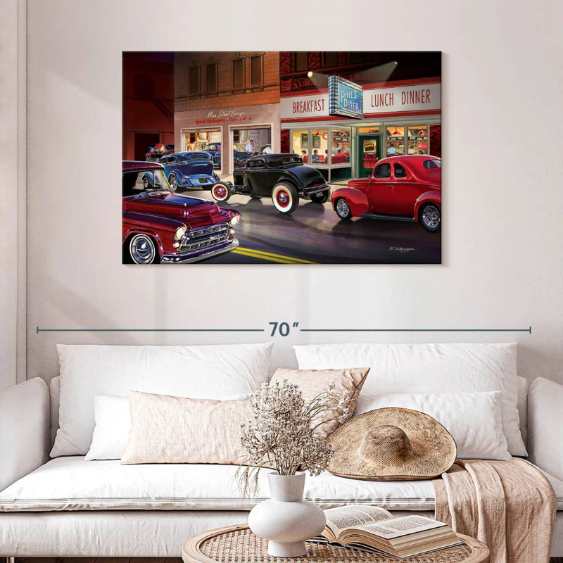 Phil's Diner, 30" H x 45" W