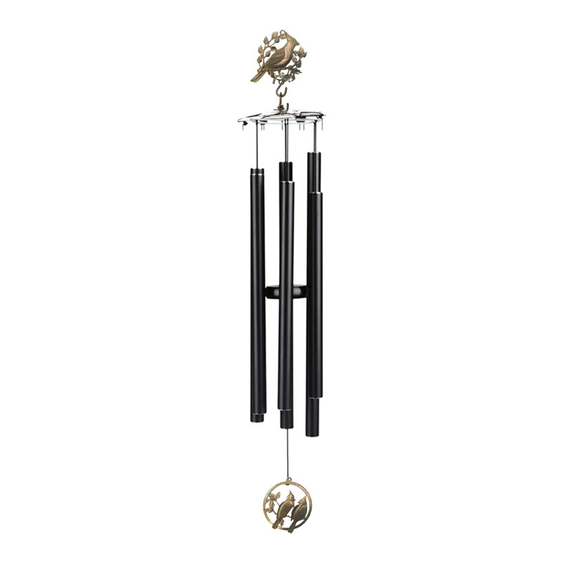Carillon éolien - Cardinal 36 po, Noir