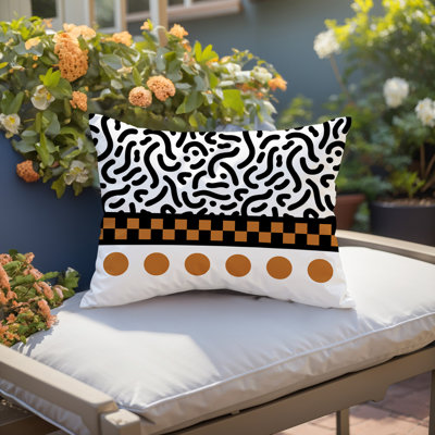Oreiller rectangulaire réversible intérieur / extérieur Kixie