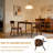 Modern Dining Chairs, Solid Wood 4 Pack With Adjustable Pads For Kitchen