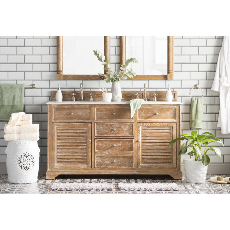Tabouret de jardin Emberlyn, Blanc