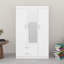 Armoire-penderie 3 portes avec tablettes et miroir-1968637483